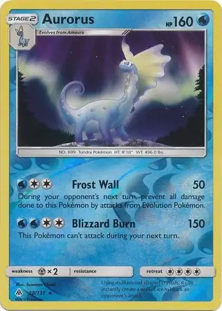 Forbidden Light Aurorus #28/131 reverse holo